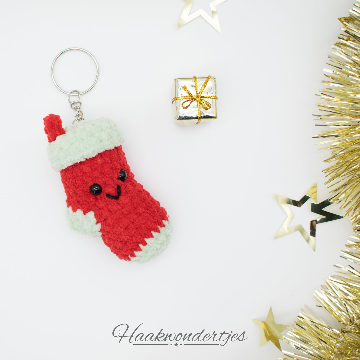 Kerstsoksleutelhanger