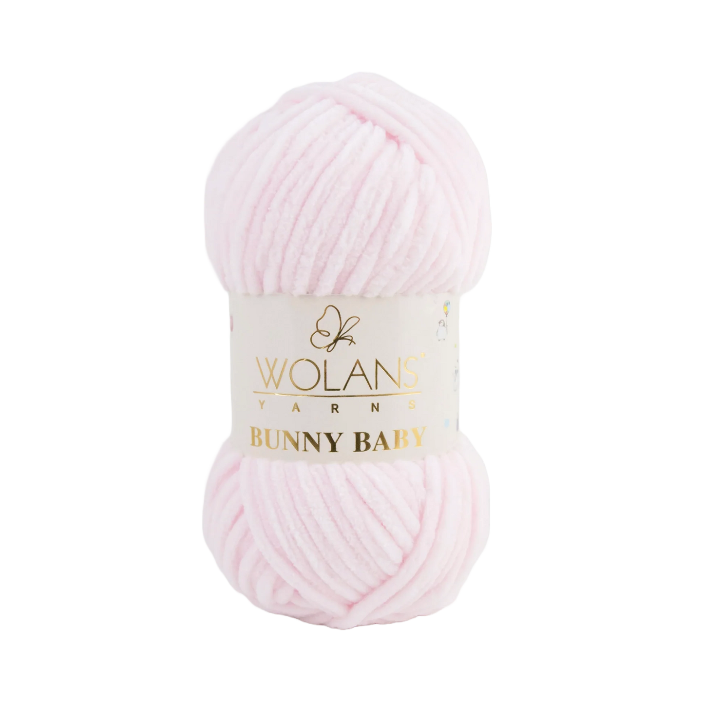 Wolans Bunny Baby chenille garen kleur light pink 10004