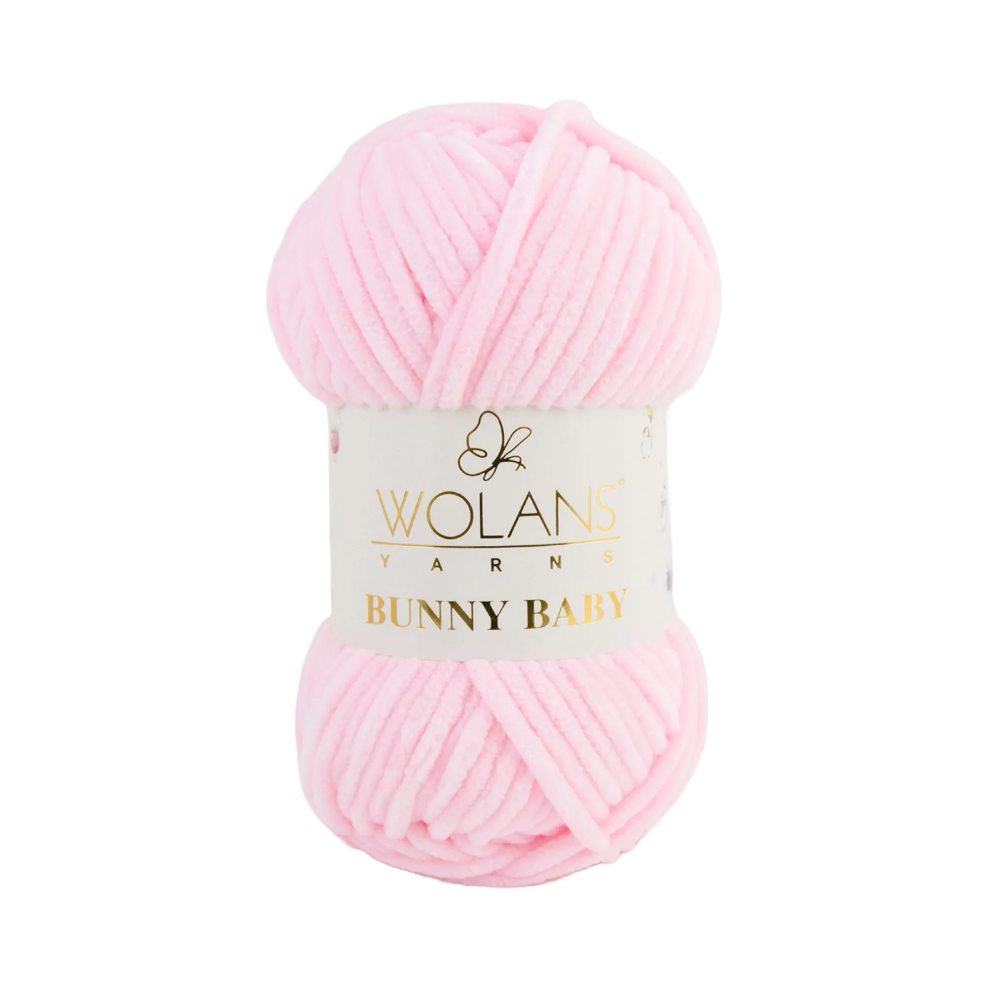 Wolans Bunny Baby chenille garen kleur pink 10005