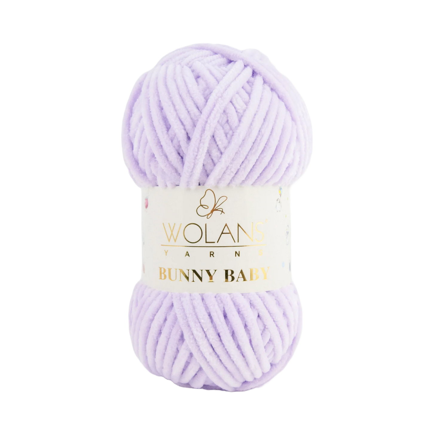 Wolans Bunny Baby chenille garen kleur light purple 10015