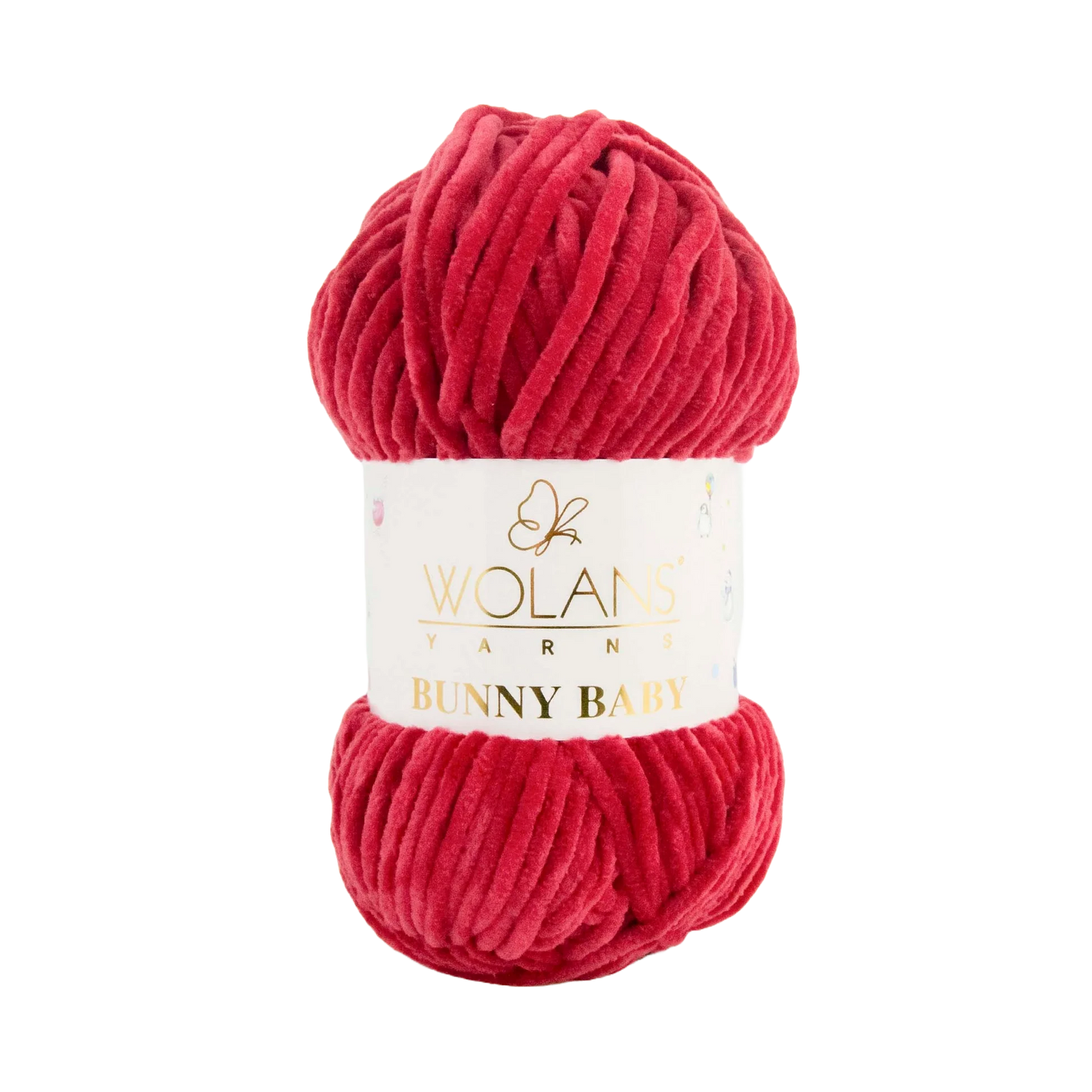 Wolans Bunny Baby chenille garen kleur burgundy 10020