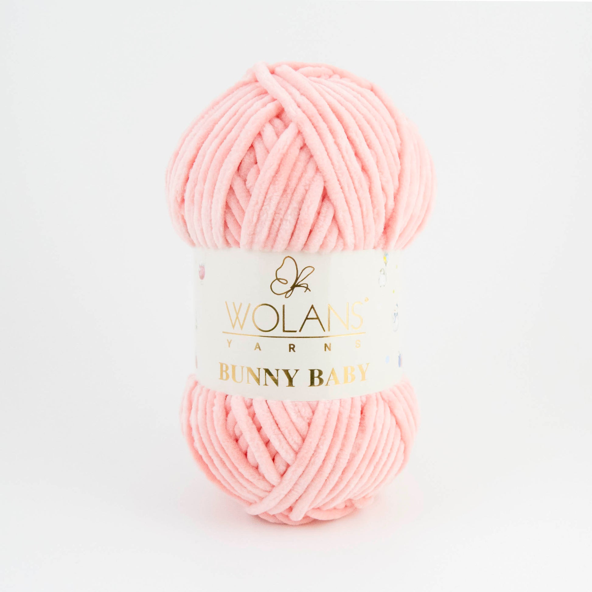 Wolans Bunny Baby chenille garen kleur salmon 10021