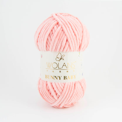 Wolans Bunny Baby chenille garen kleur salmon 10021