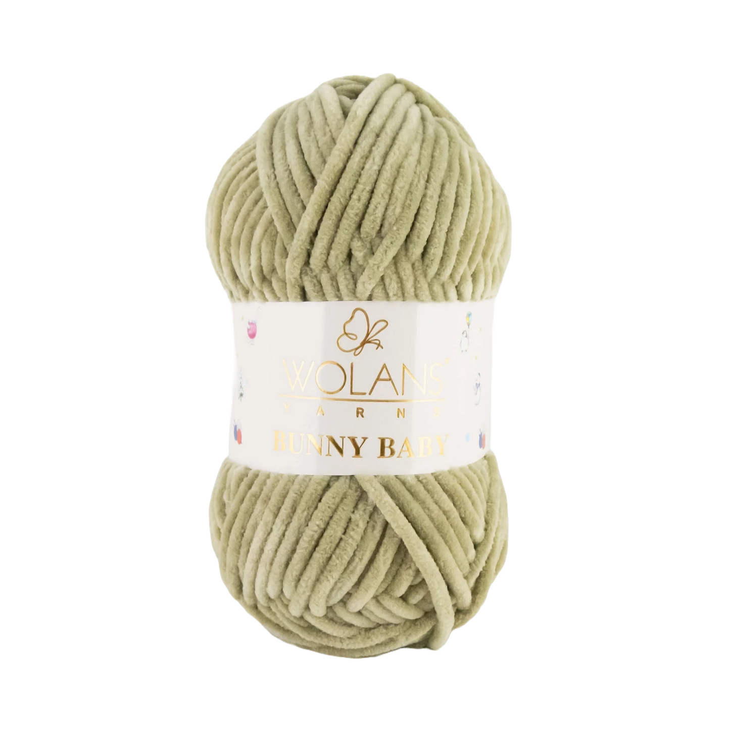 Wolans Bunny Baby chenille garen kleur camel 10029