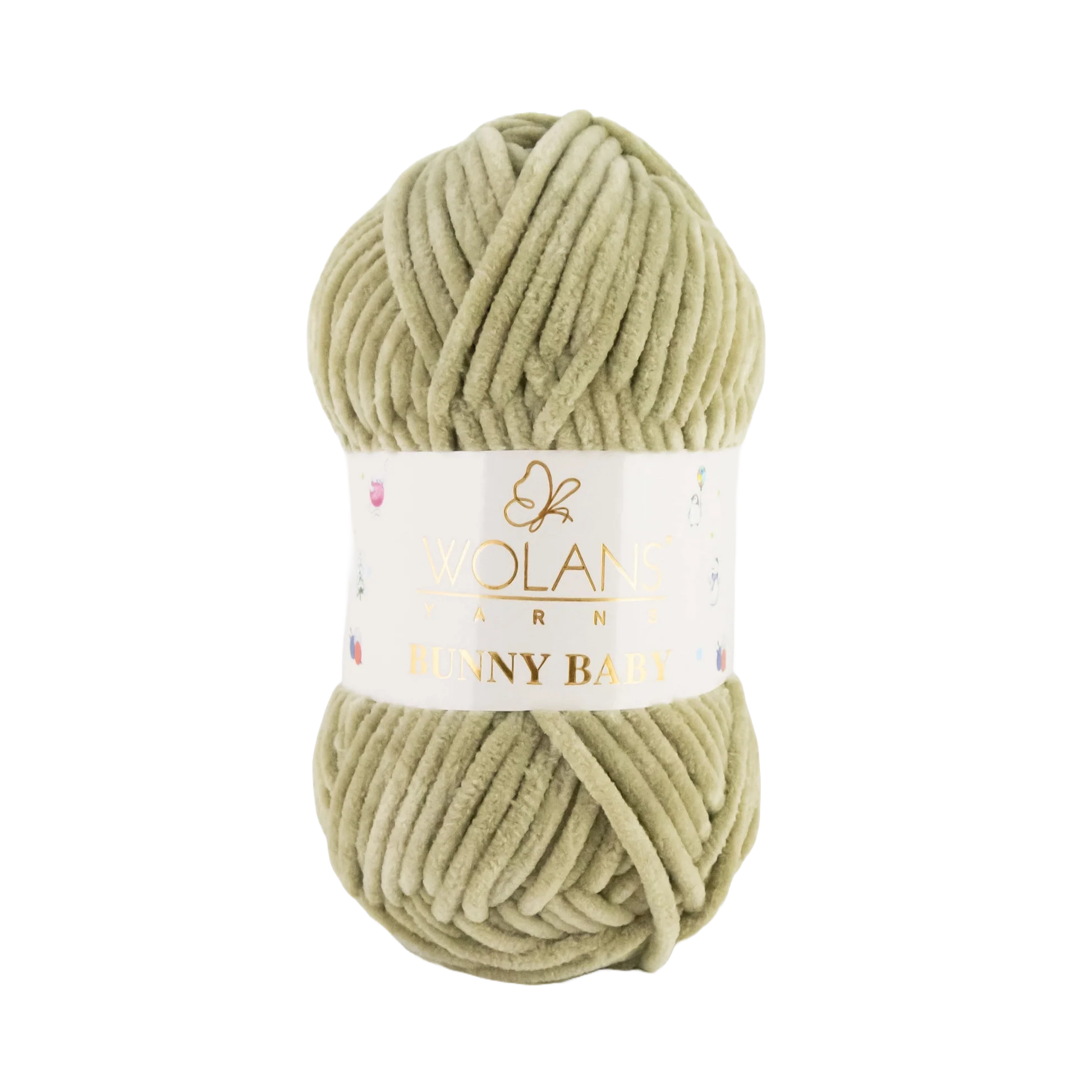 Wolans Bunny Baby chenille garen kleur camel 10029