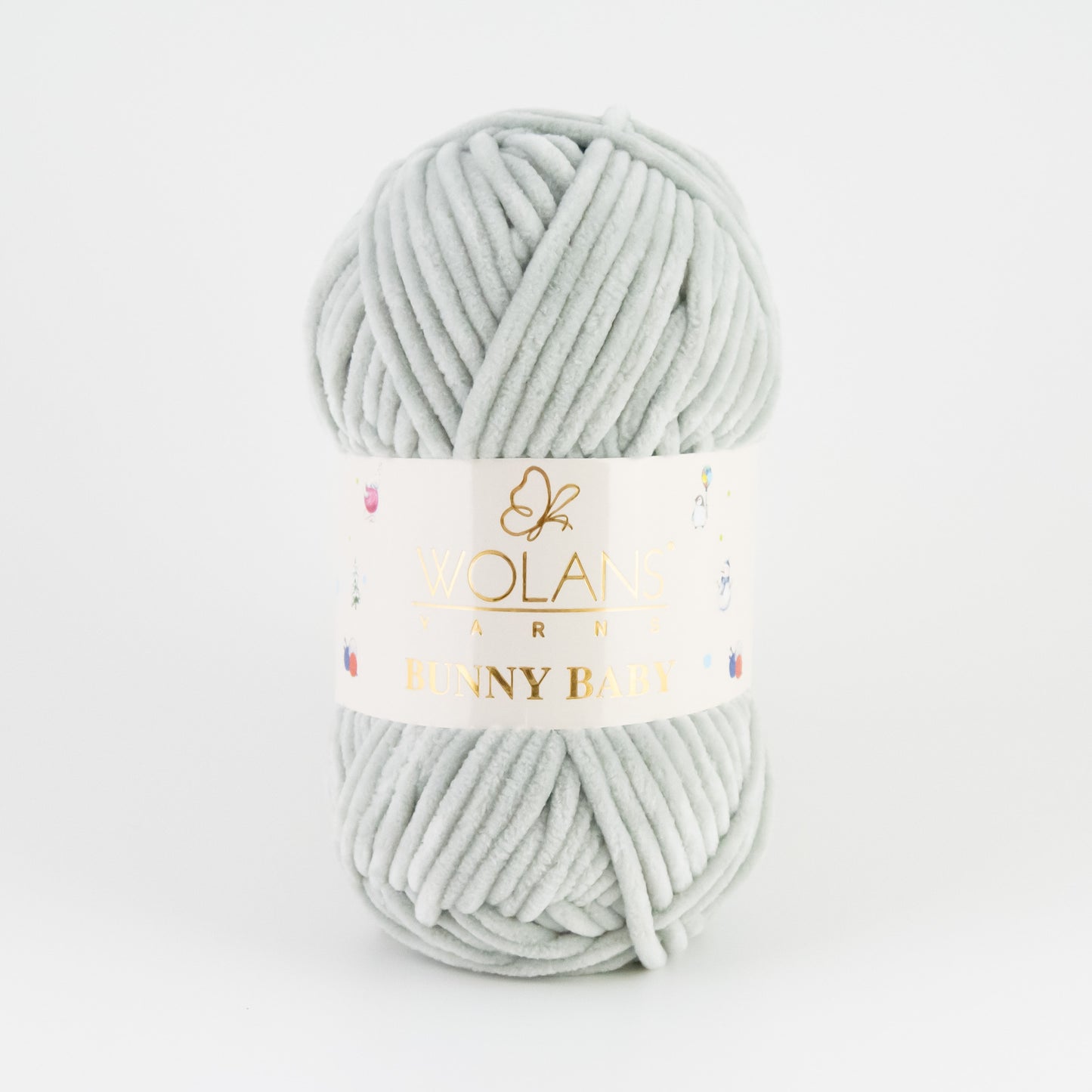 Wolans Bunny Baby chenille garen kleur rock 10033