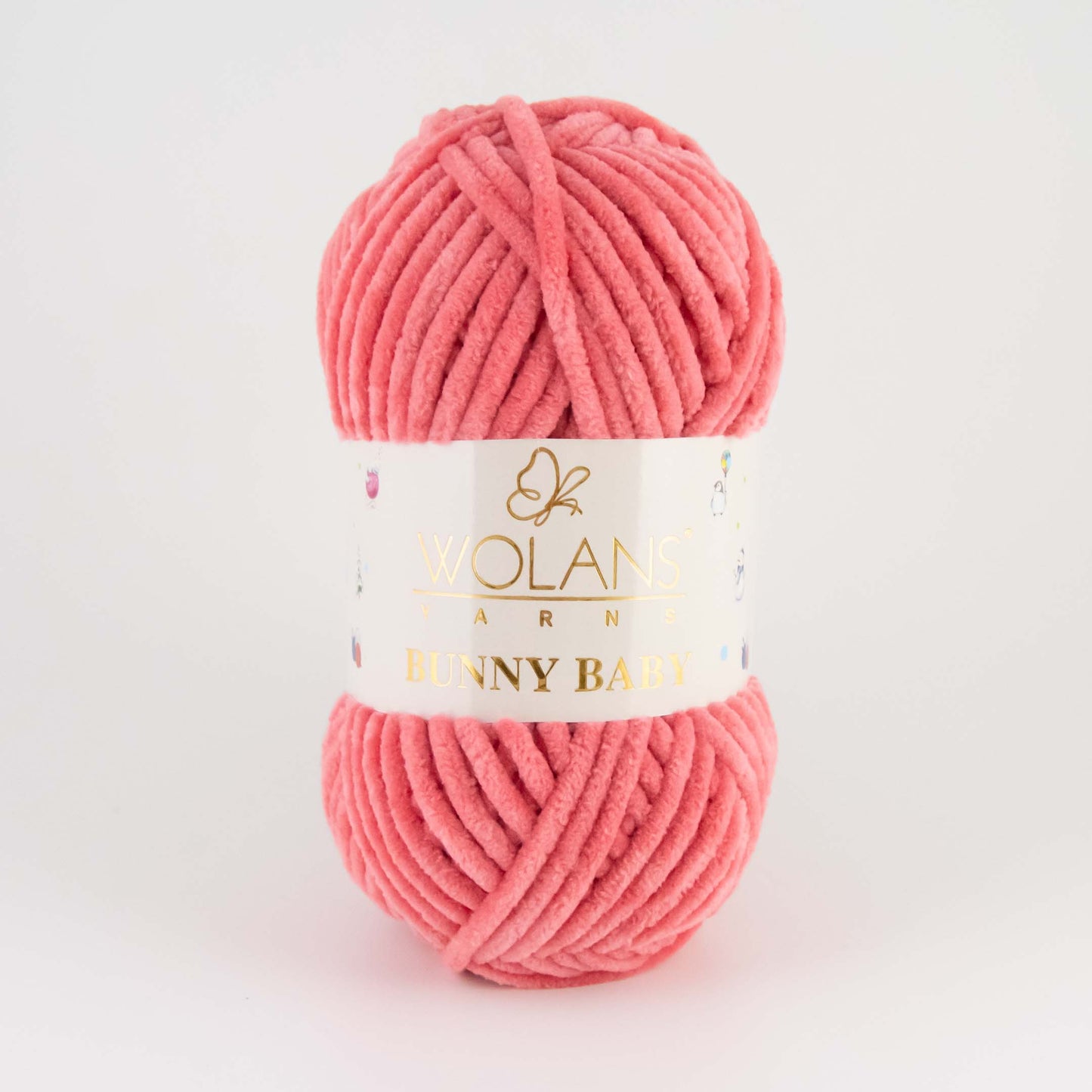 Wolans Bunny Baby chenille garen kleur strawberry 10051