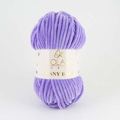 Wolans Bunny Baby chenille garen kleur viola 10055