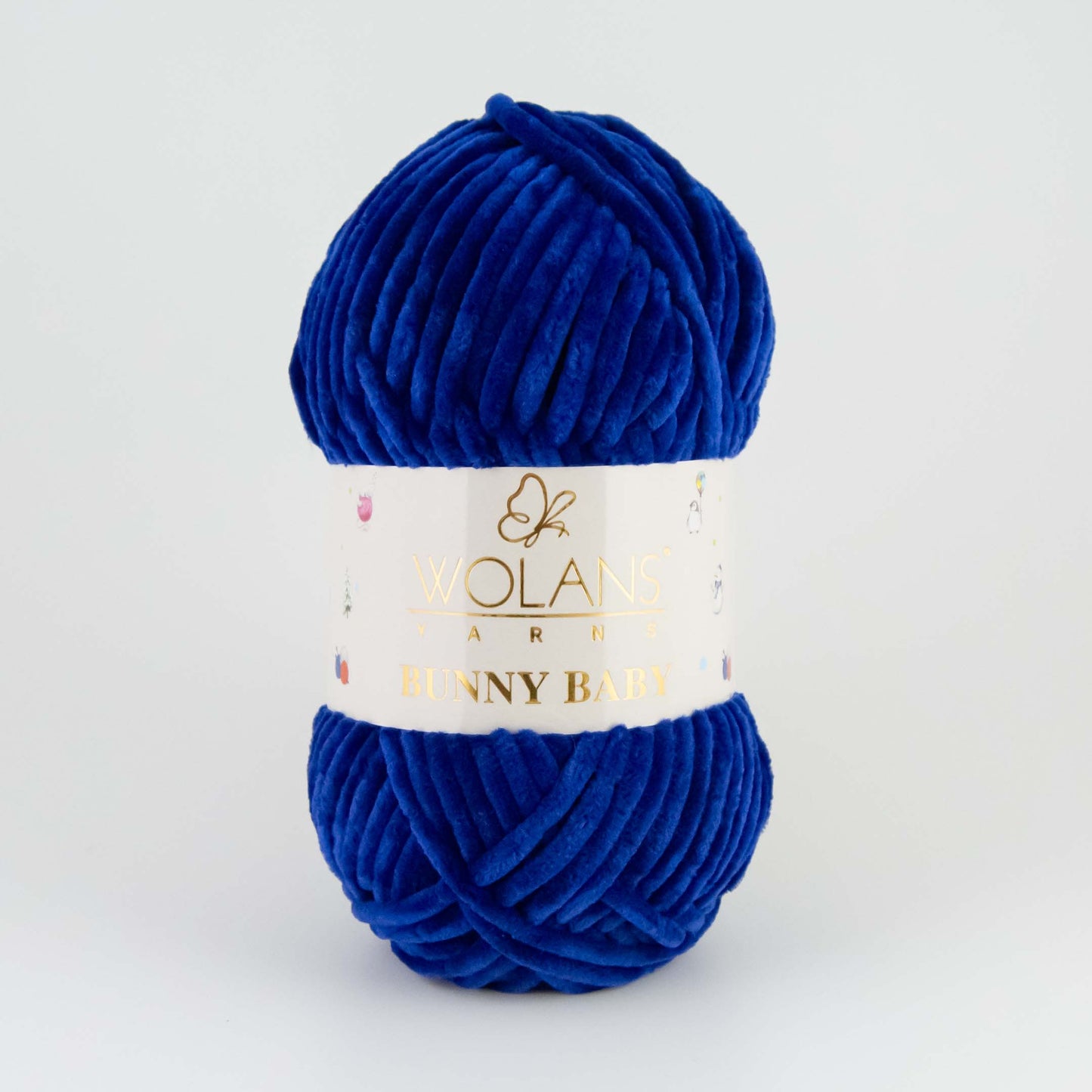 Wolans Bunny Baby chenille garen kleur night blue 10068