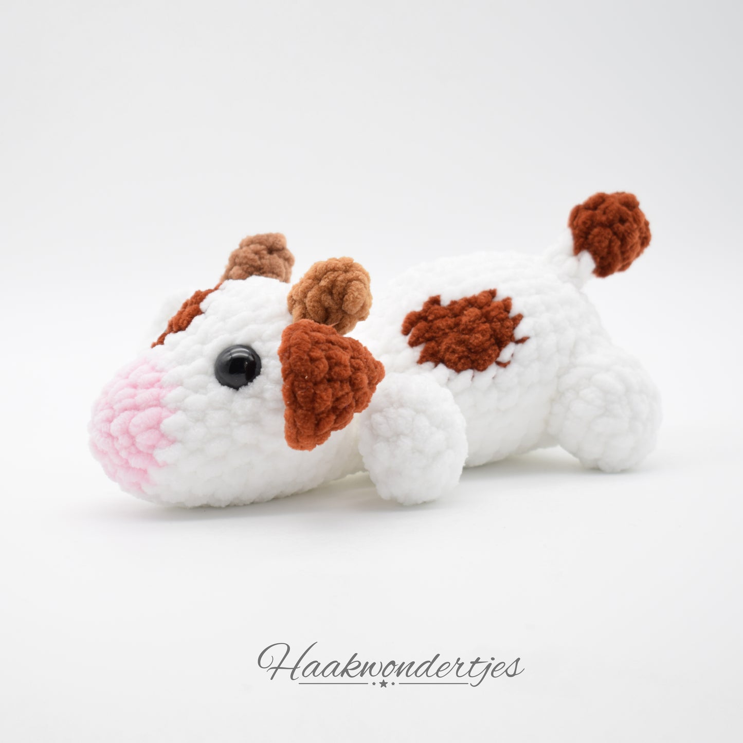 Koe gehaakt met Wolans Bunny Baby garen