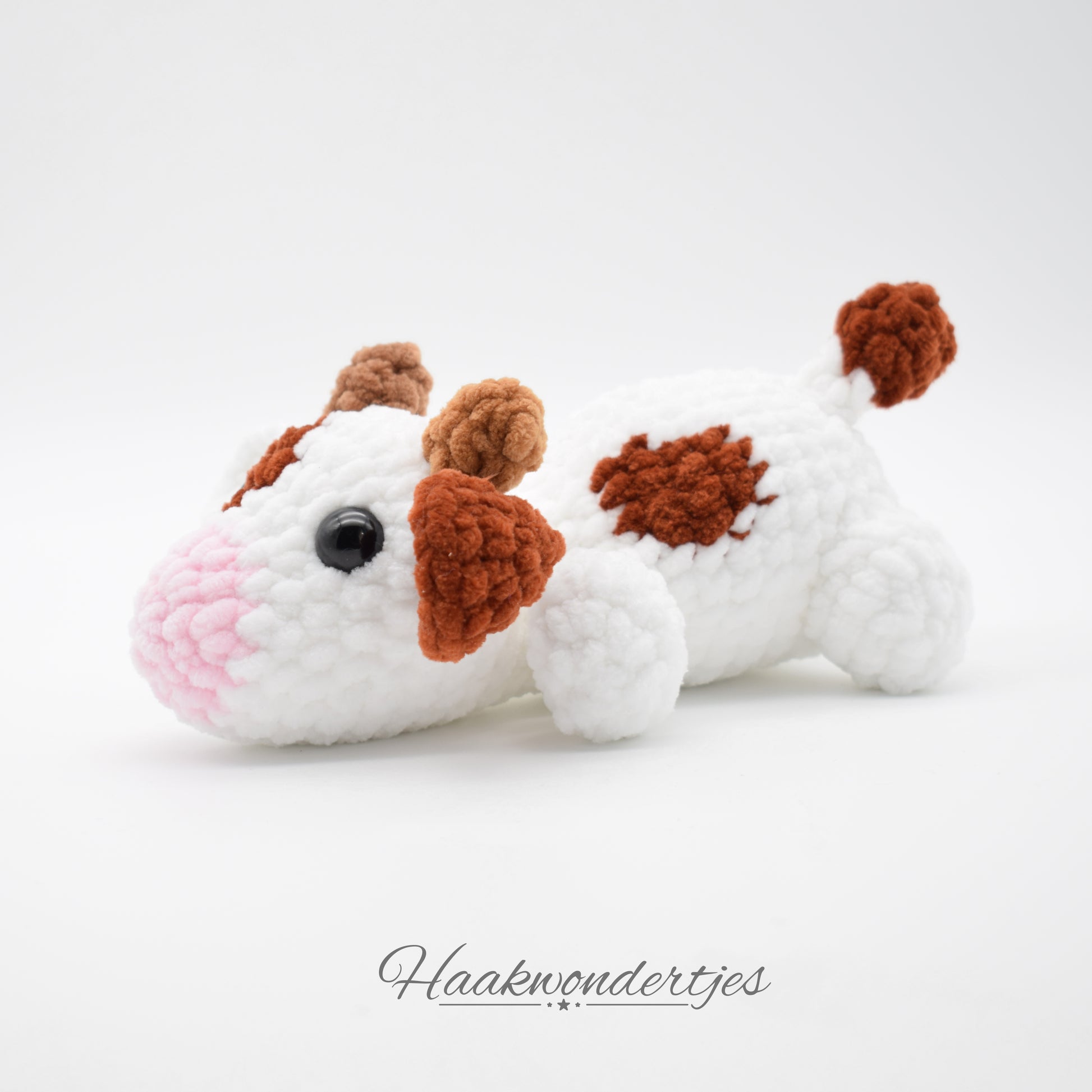 Koe gehaakt met Wolans Bunny Baby garen
