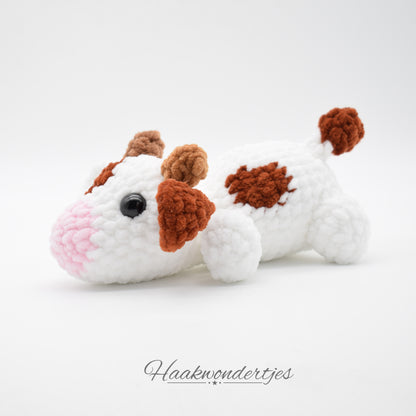 Koe gehaakt met Wolans Bunny Baby garen